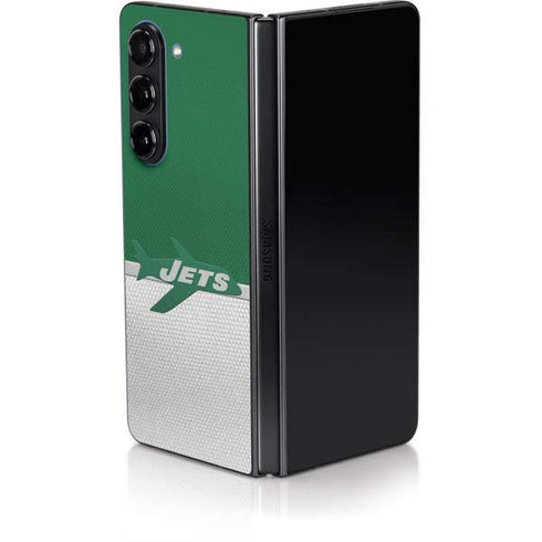 NFL New York Jets Vintage Galaxy Z Fold5 5G Skin